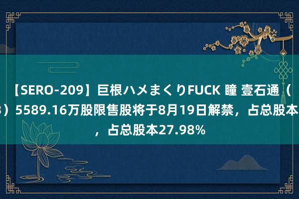 【SERO-209】巨根ハメまくりFUCK 瞳 壹石通（688733）5589.16万股限售股将于8月19日解禁，占总股本27.98%